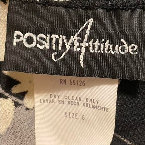 Positive Attitude Black Floral Blouse - Picture 3 of 4